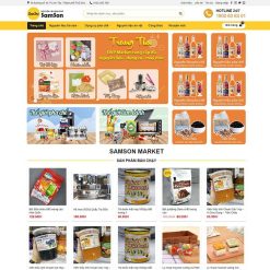 Theme wordpress bán nguyên liệu trà sữa